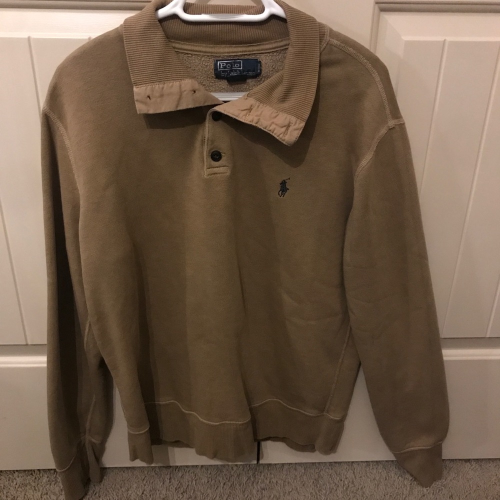 Polo Ralph Lauren brown long sleeve shirt